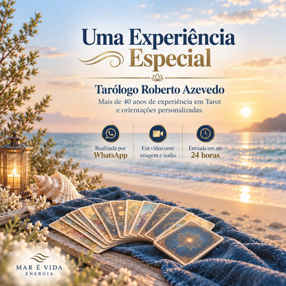 Essência do Mar | Kit Presente com Tiragem de Tarot