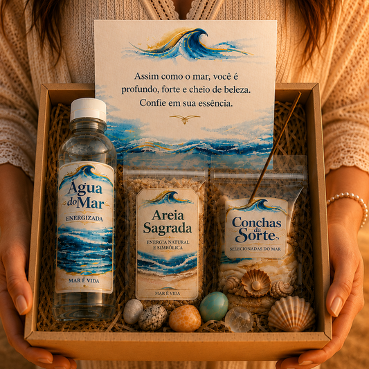 Essência do Mar | Água do Mar, Areia e Conchas